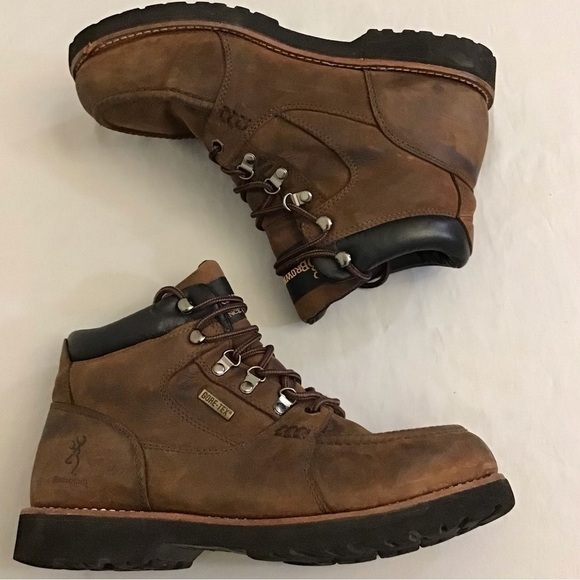 Browning 11 Gore-Tex Leather Men’s Boots Hiking Hunting Outdoors Work Brown main image 14